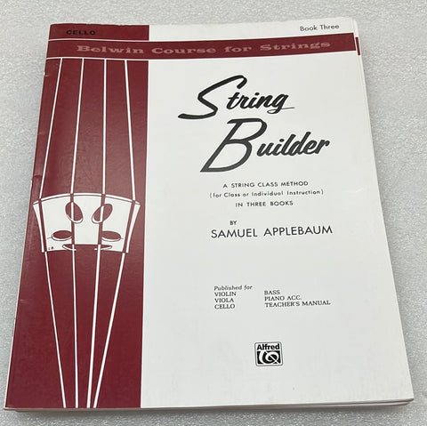 String Builder - Cello: Book 3