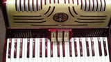 Corelli 120 piano key accordion w/hard vintage case