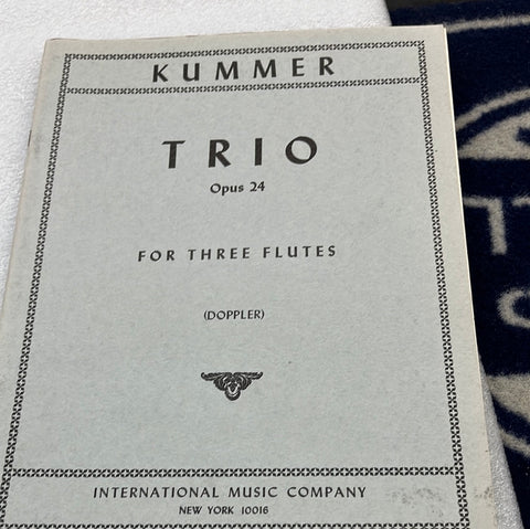 Kummer - Trio - Opus 24 - For Three Flutes