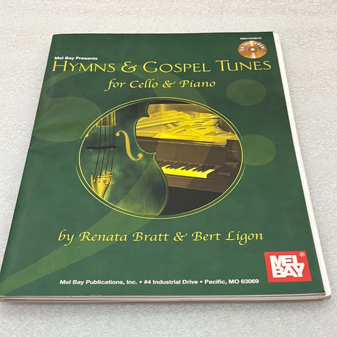 Hymns & Gospel Tunes For Cello & Piano (Book)