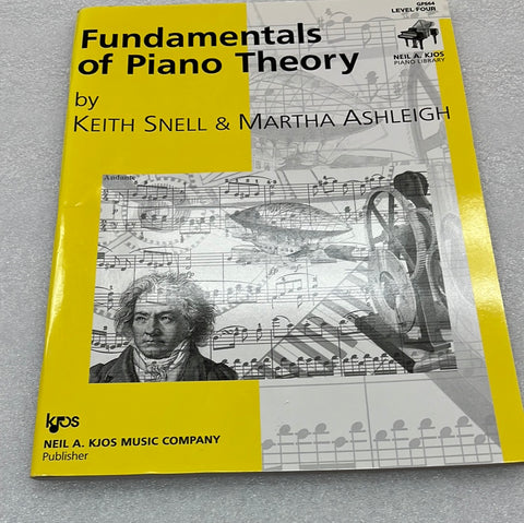 Fundamentals Of Piano Theory (#4) (Book)
