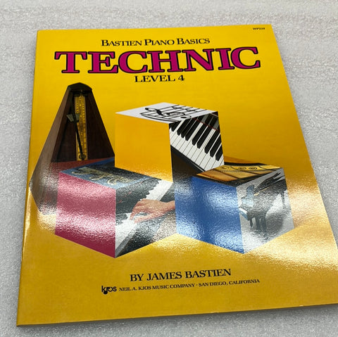 Technic : Level Four (Bastien Piano Basics) (Book)