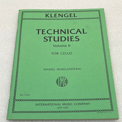 Klengel Technical Studies - Cello: Volume 2 (Book)