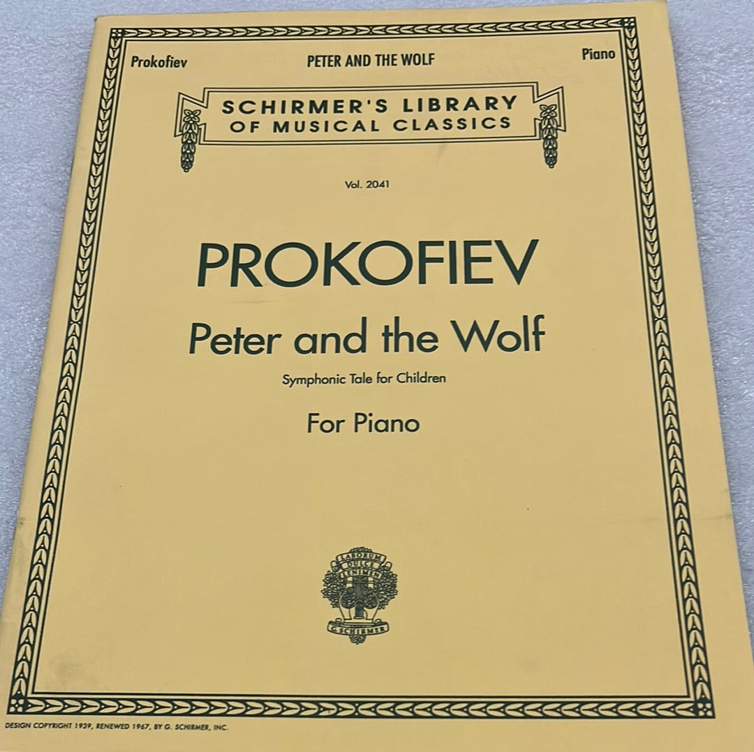 Peter And The Wolf  - Prokofiev (Book)