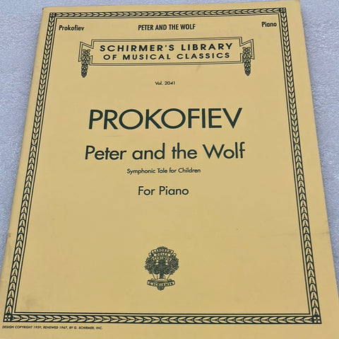 Peter And The Wolf  - Prokofiev (Book)