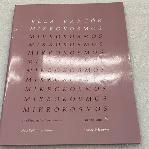 Mikrokosmos Volume 5 (Pink) - Piano Solo (Book)