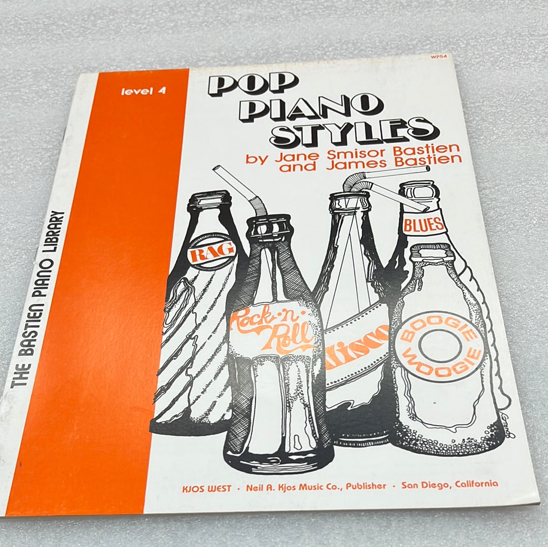 Pop Piano Styles (Book)