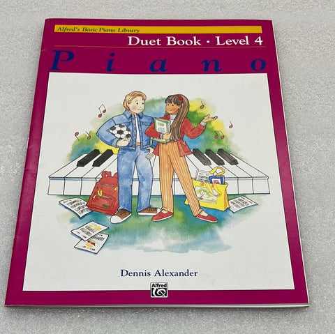 Alfred's Basic Piano Course; Duet Book 4