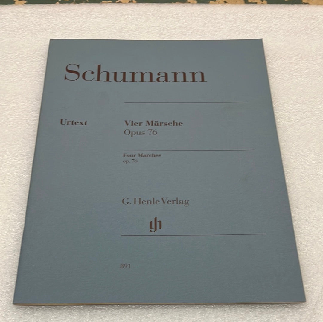 Schumann - Opus 76 (Book)