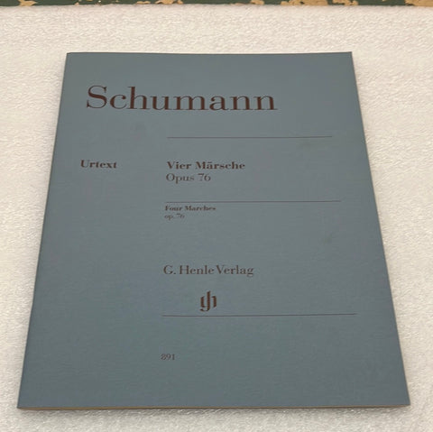 Schumann - Opus 76 (Book)