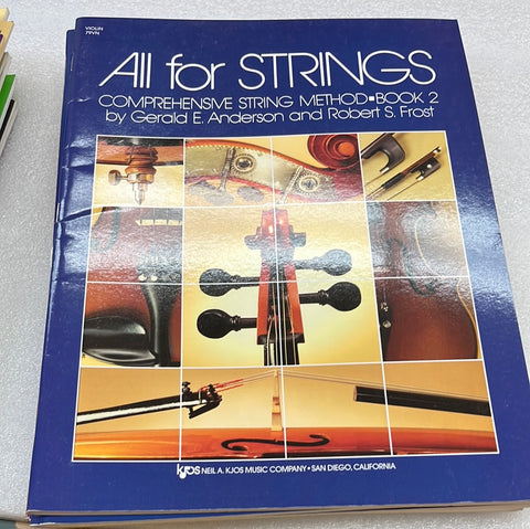 All For Strings Book 2: Violin