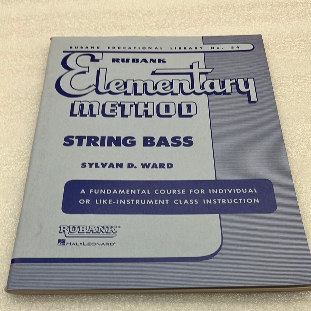 Elementary Method - String Bass (Book)