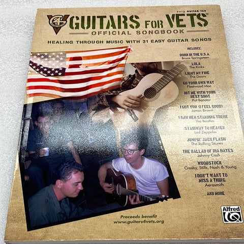 Guitars For Vets - Offical Songbook (Book)