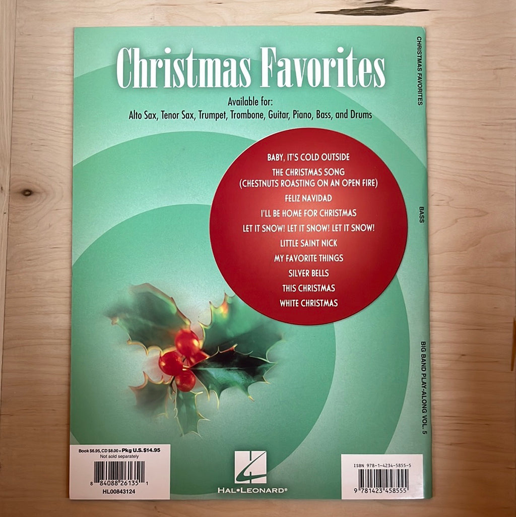 Big Band Play-Along Christmas - Bass - Volume 5 (Book)
