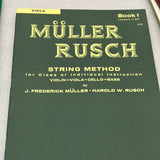 Muller Rusch - String Method For Class Or Individual Instruction - Viola Book 1