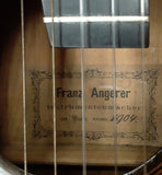 Very Rare Franz Angerer Romantic Guitar from ~1900 - Viennese style w/canvas bag