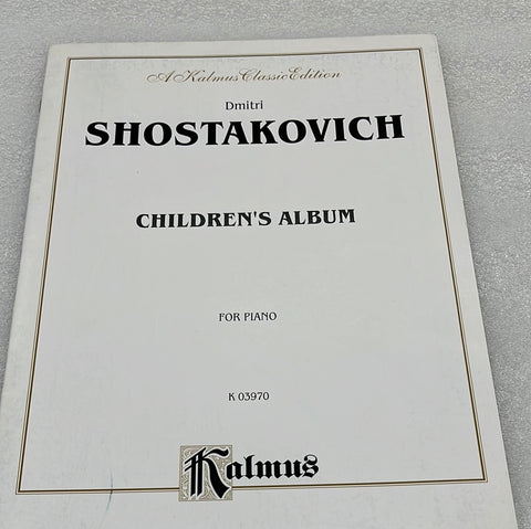 Shostakovich - Children's Album (Book)