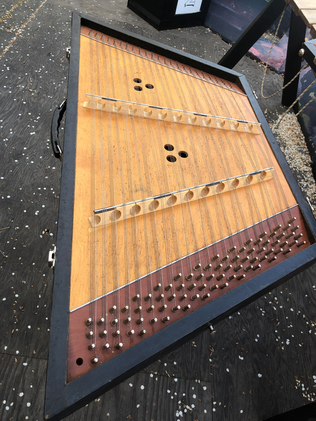 70s Dennis Murphy Hammered Dulcimer (Dulcimer Seed) - Built-in Case