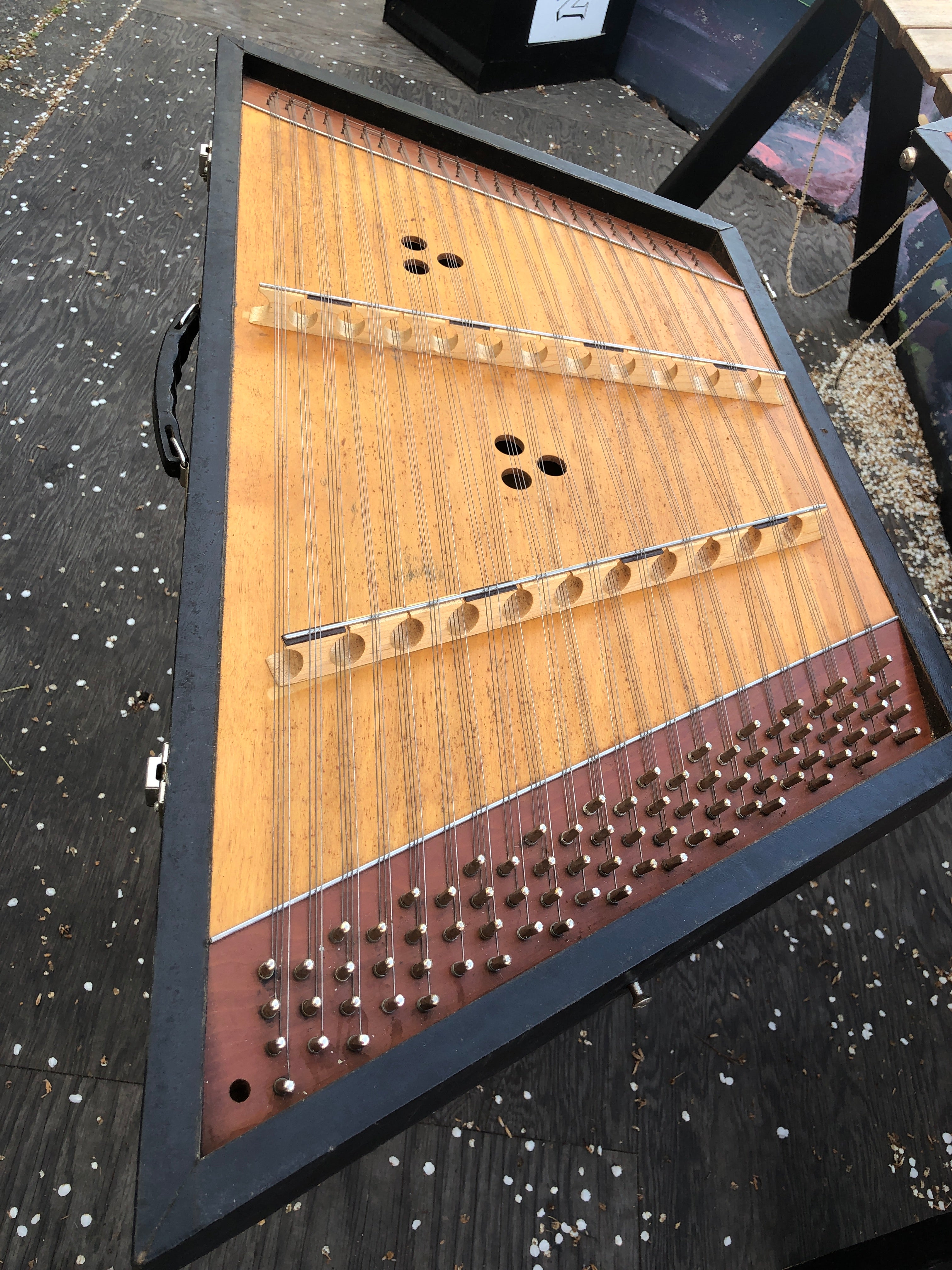 70s Dennis Murphy Hammered Dulcimer (Dulcimer Seed) - Built-in Case