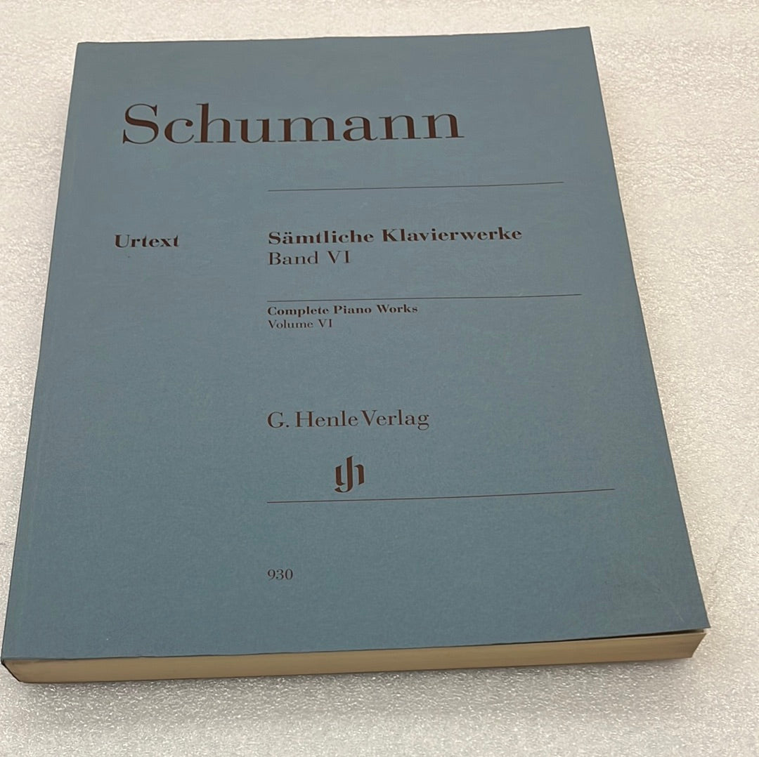 Schumann - Band Iv (Book)