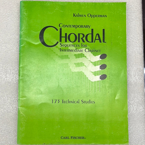 Contemporary Chordal Sequences for Clarinet