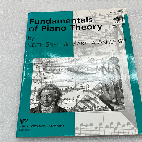 Fundamentals Of Piano Theory; Level Seven (Book)