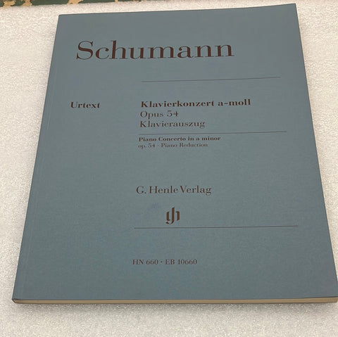 Schumann - Piano Concerto In A Minor (Book)