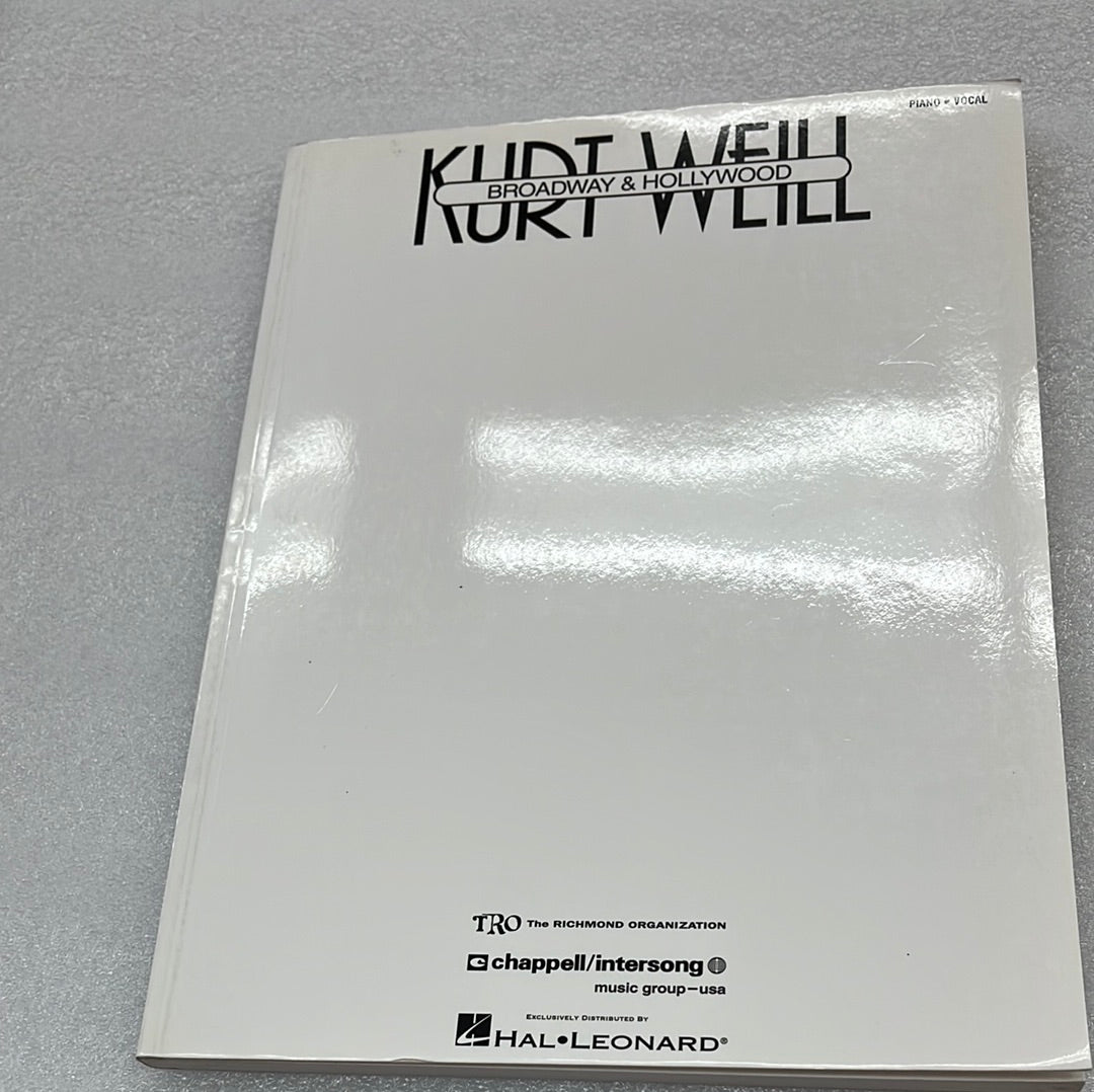 Kurt Weill - Broadway & Hollywood (Book)