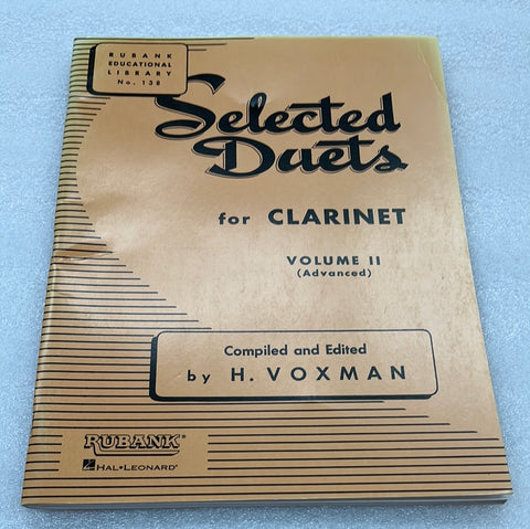 Selected Duets Clarinet  - Volume 2 (Book)