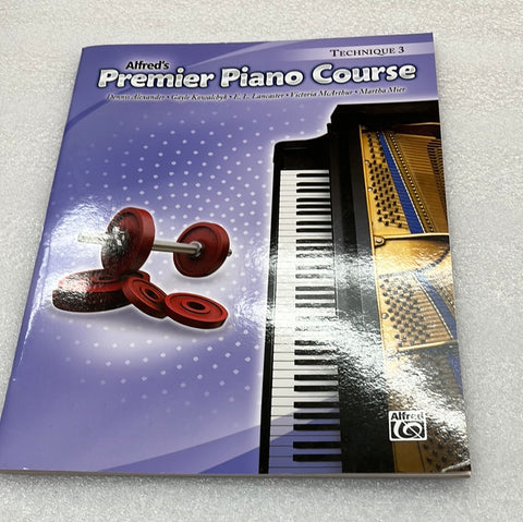 Alfred's Premier Piano Course, Technique - Book 3(Book)
