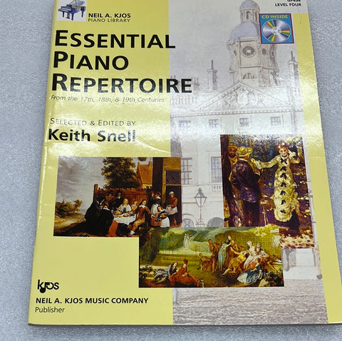 GP454 - Essential Piano Repertoire of the 17th, 18th, & 19th Centuries Level 4 (Book)