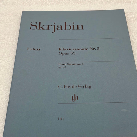 Skrjabin - Opus 53 (Book)