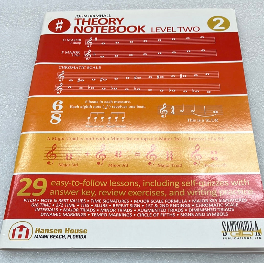 John Brimhall - Theory Notebook - Level 2 (Book)