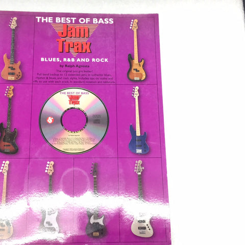 The Best Of Blues; R&b; & Rock Jamtrax For Bass (Book)