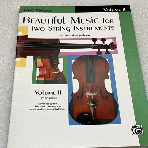 Beautiful Music For Two String Instruments; Book 2