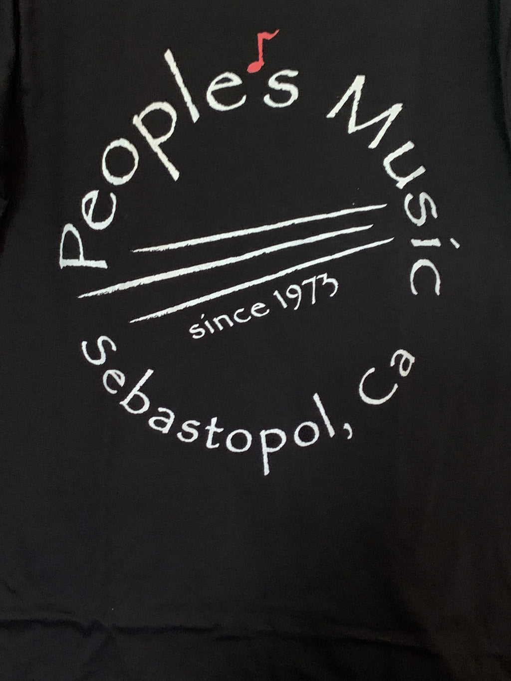 New Unisex People's Music Shirts - Black