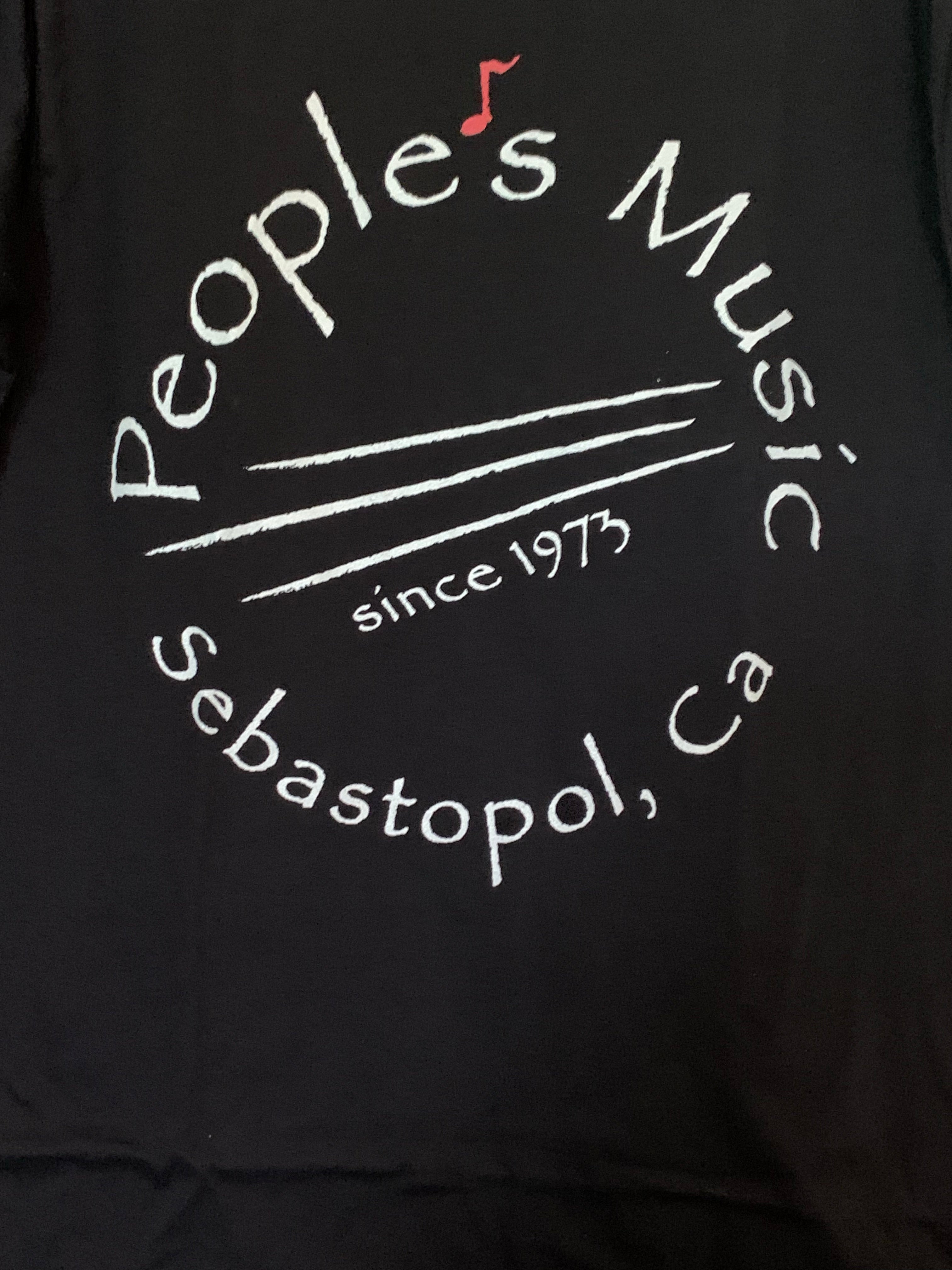 New Unisex People's Music Shirts - Black