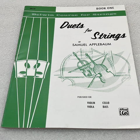 Duets For Strings For Cello; Book I
