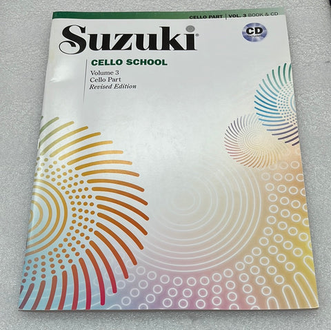 Suzuki Cello School; Volume 3 - W/Cd (Book)