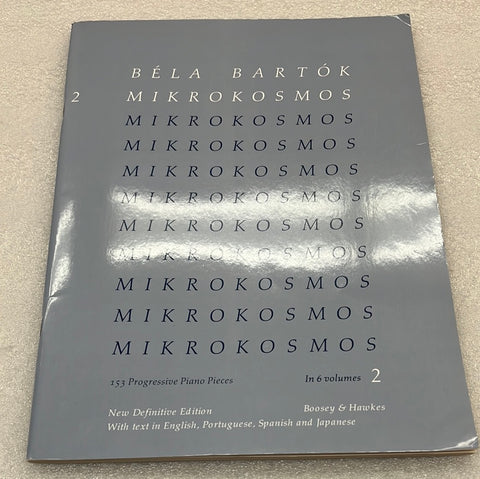 Mikrokosmos Volume 2 (Blue) - 153 Progressive (Book)