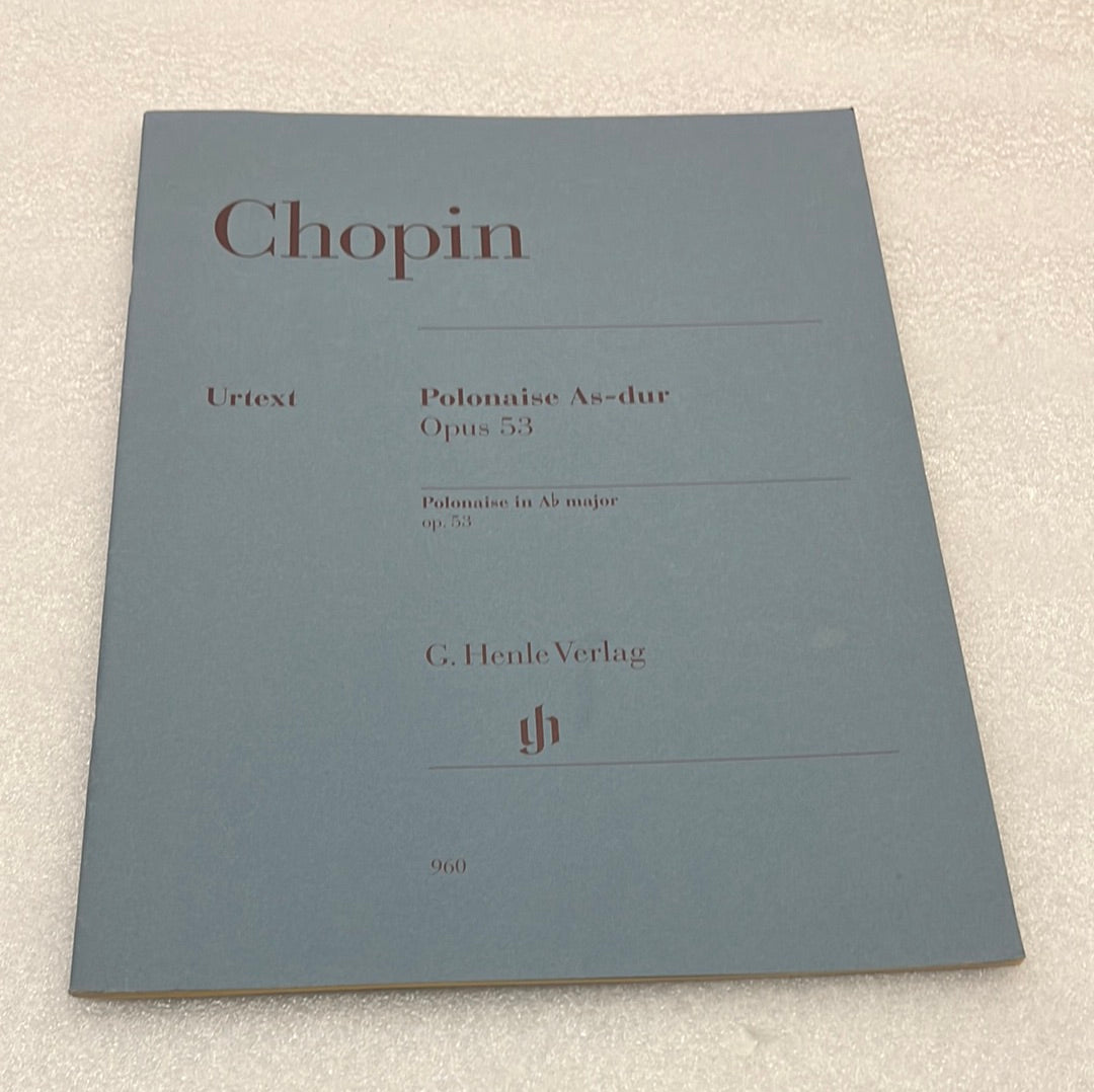Chopin - Polanaise As-Dur Opus 53 (Book)