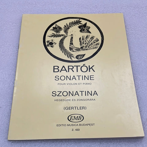 Bartok - Sonatine - Violin & Piano (Book)