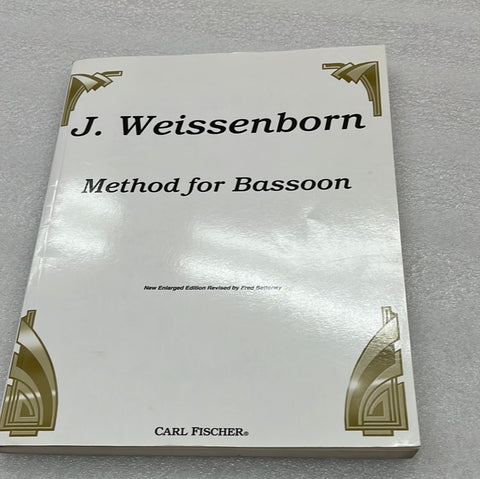 Weissenborn - Method For Bassoon (Book)