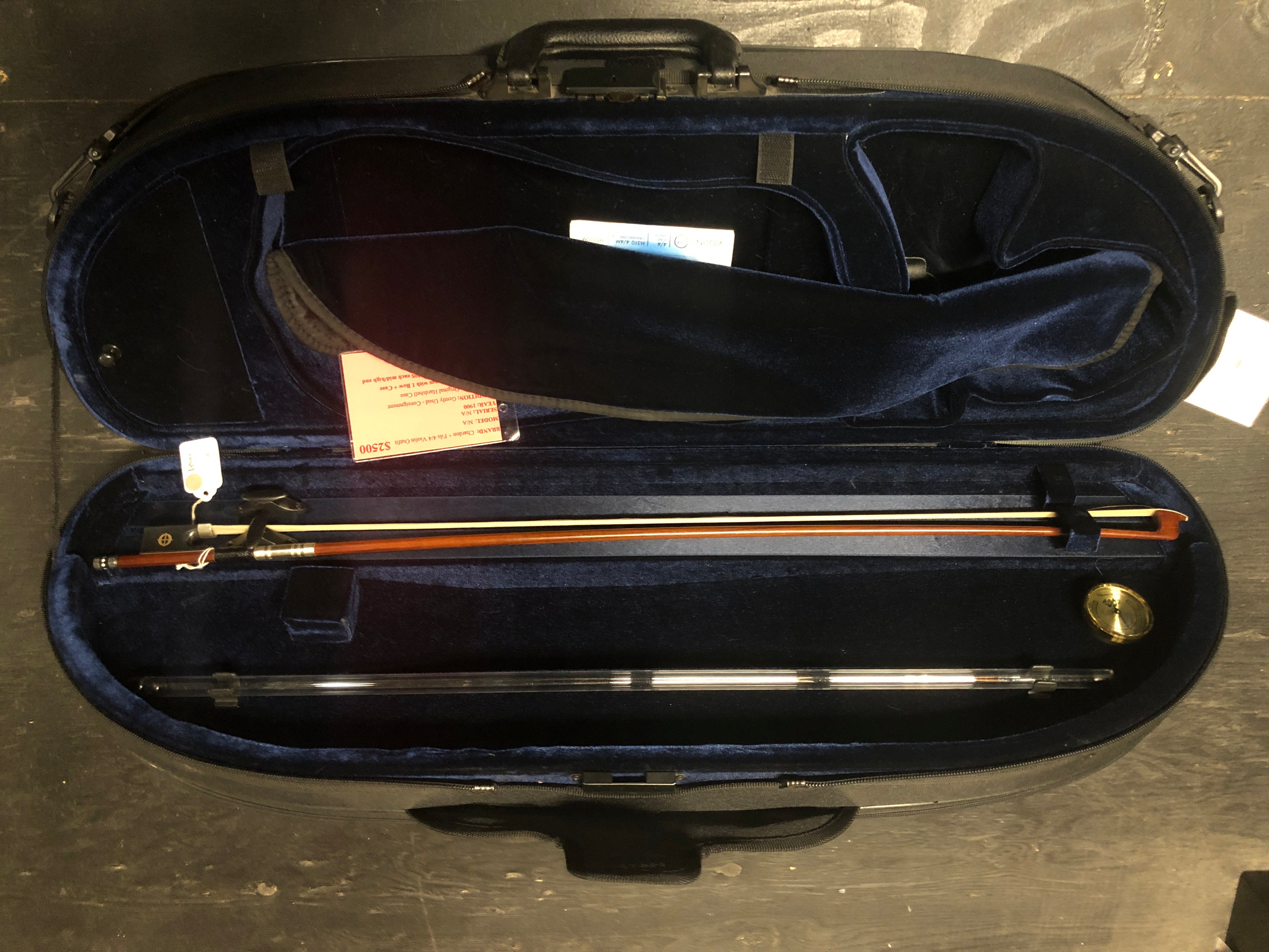 4/4 Chardon & Fils 1900 Violin w/ case/ 2 bows