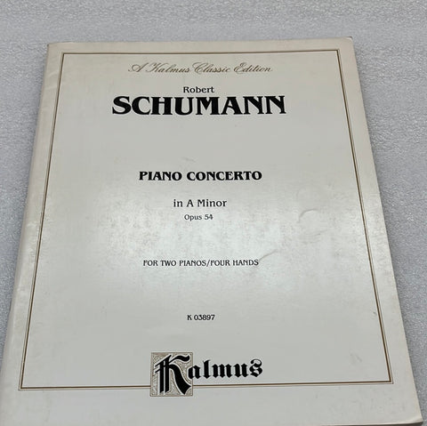 Schumann - Piano Concerto (Book)