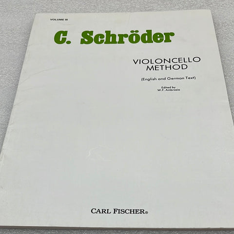 Violoncello Method Iii (Book)