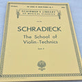 Schradieck - School Of Violin Technics - Book 2 (Book)