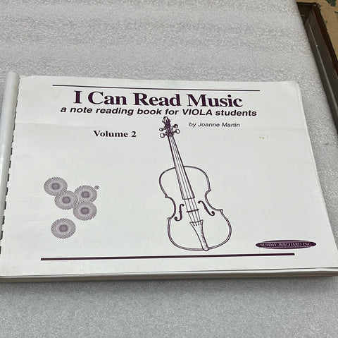 I Can Read Music; Vol 2 - Viola (Book)