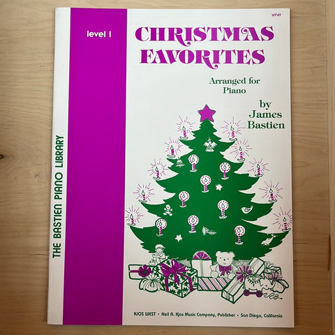 Bastien Christmas Favorites - Level 1 - (Book)