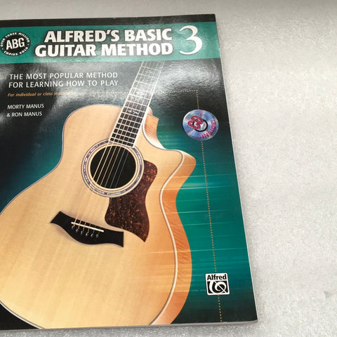 Alfred's Basic Guitar Method; Book 3 w/CD (Book)